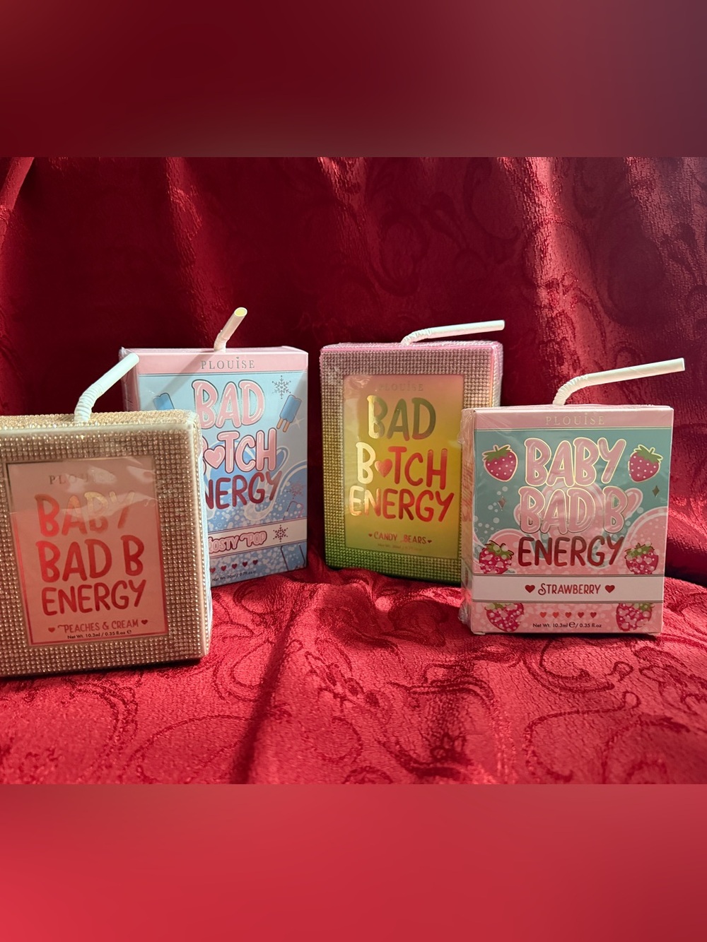 Plouise Bad B*tch Energy Frosty Pop Lip Gloss Set — Blue & Pink